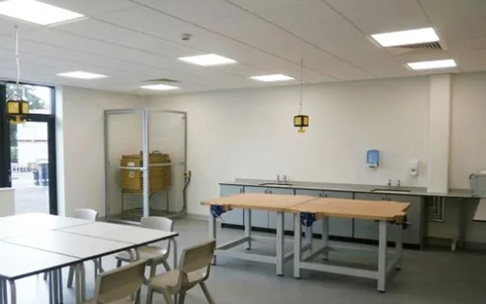 Specialist teaching space at a purpose-built autism school in Norwich