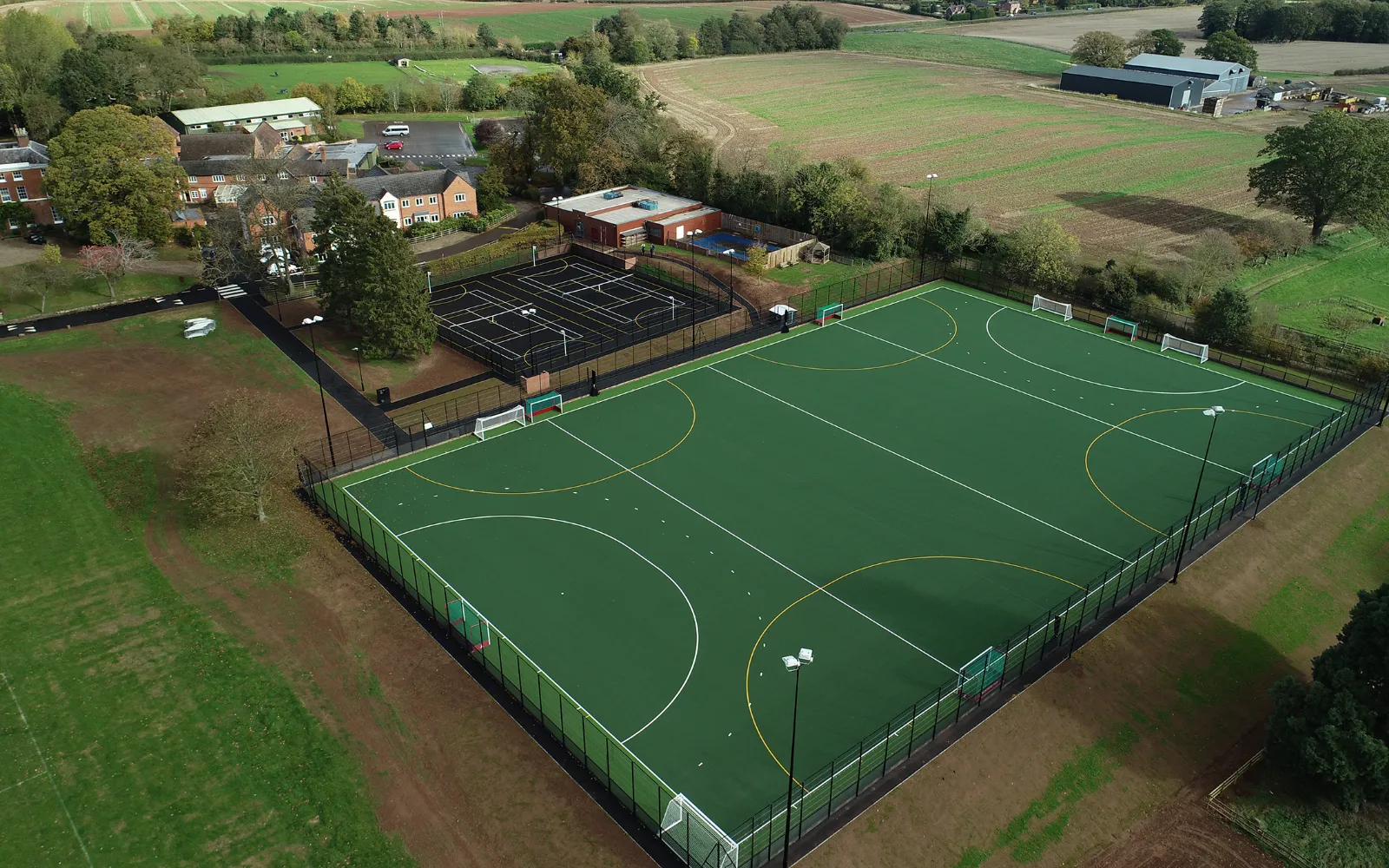 New hockey pitch and MUGA at Winterfold House School